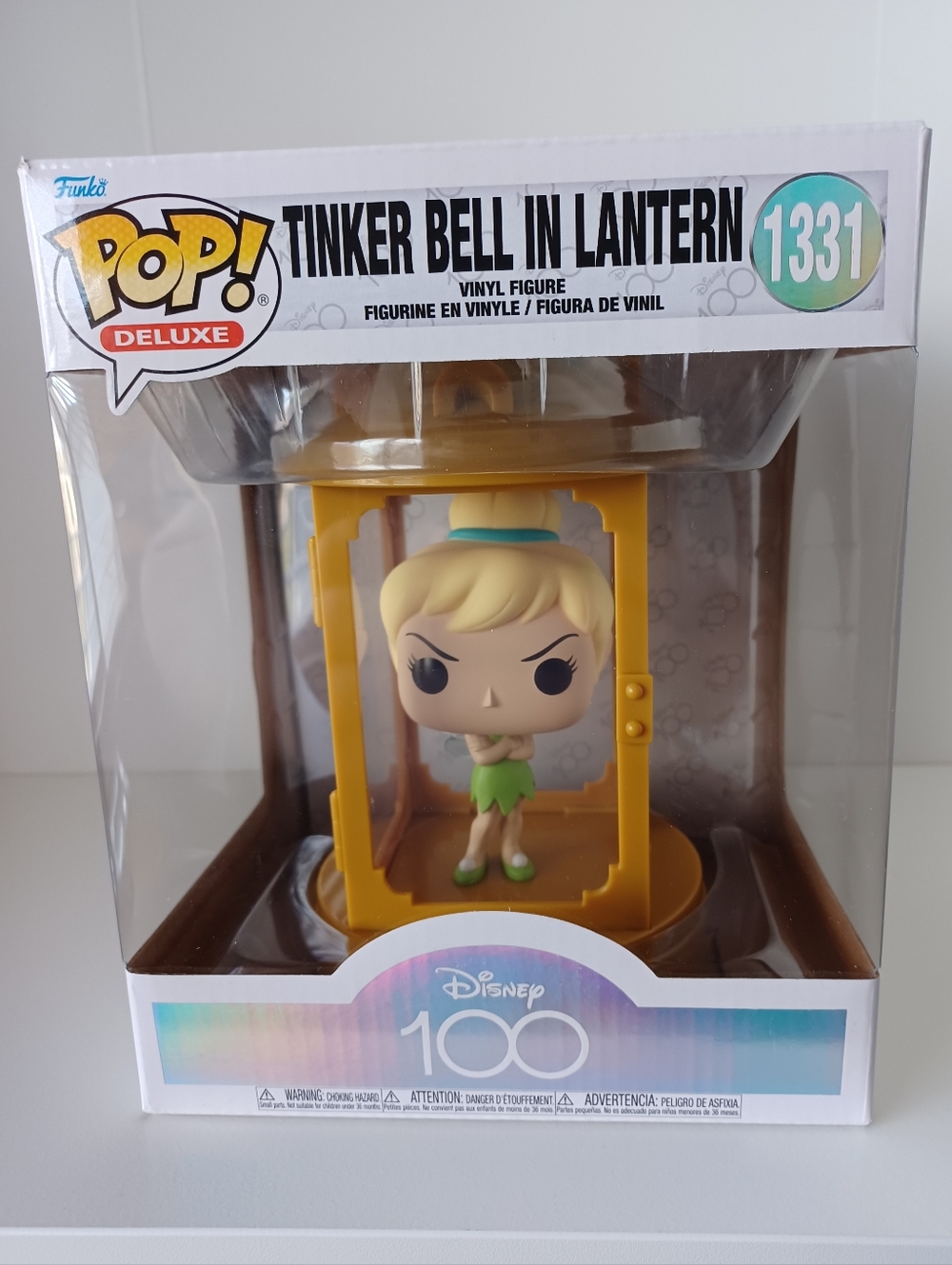 Disney 100 Tinker Bell In Lantern 1331 From Peter Pan Deluxe Vinyl‎ Funko Pop